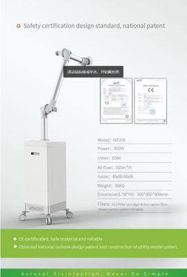 220V 55dB οδοντική αερολύματος αναρρόφησης αναρρόφηση νερού μονάδων ανεξάρτητη