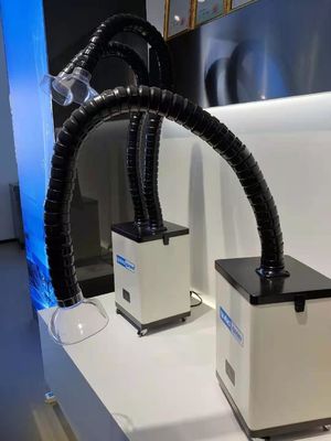80W υψηλός συλλέκτης σκόνης καρφιών αρνητικής πίεσης 1800pa εξολκέων καπνών σαλονιών καρφιών
