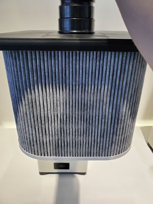 Tabletop 220 M3/H λέιζερ που χαρακτηρίζει τον εξολκέα 80W καπνών